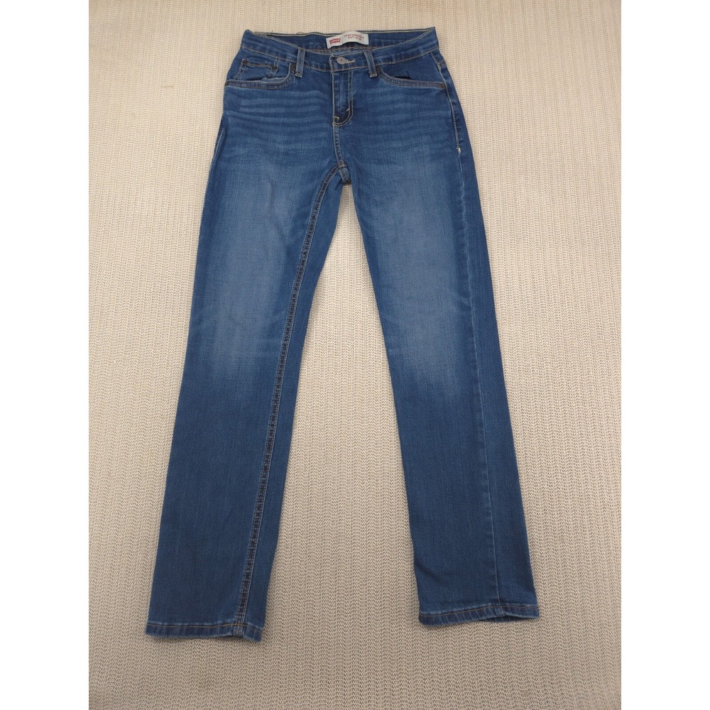 Levi's 511 Jeans Womens Juniors 14 Reg 27x27 Blue Denim Performance Slim Fit
